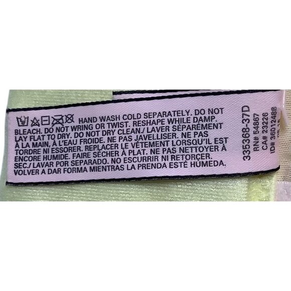 Victoria's Secret Body Victoria Unlined Demi Bra Women 38DDD Lace Yellow - Picture 5 of 6